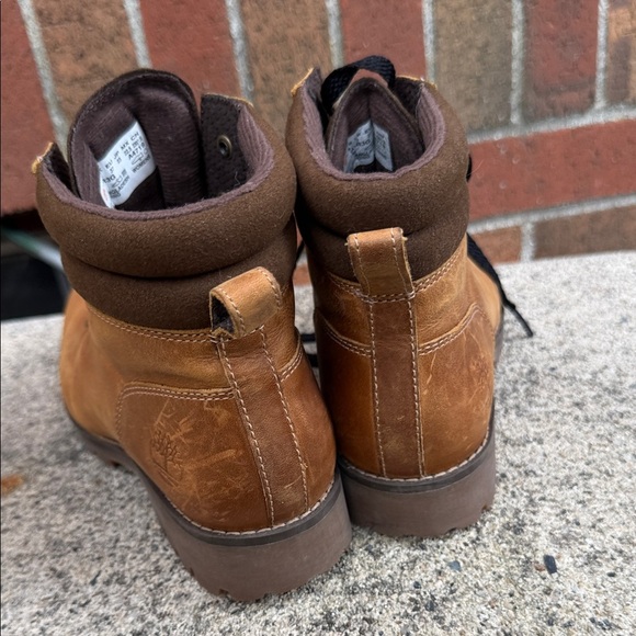 Timberland Women’s Leather Hiking Boots with Ortholite Insoles – Size 6 - Picture 2 of 6